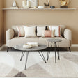 Kerris Gray & Black Coffee Table Set (2-Piece) by Zuomod at Eve Furniture