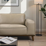 Kerrville Beige Leather Left Sectional Sofa by Ashcroft Furniture at Eve Furniture