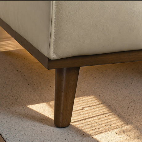 Kerrville Beige Leather Right Sectional Sofa by Ashcroft Imports at Eve Furniture