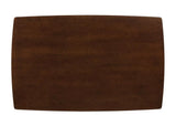 Kersey Chestnut Dining Table with Angled Legs by Coaster at Eve Furniture