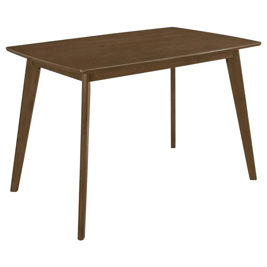 Kersey Chestnut/Tan 5-Piece Rectangular Dining Set by Coaster at Eve Furniture