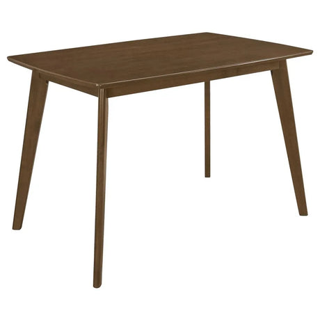 Kersey Chestnut/Tan 5-Piece Rectangular Dining Set by Coaster at Eve Furniture