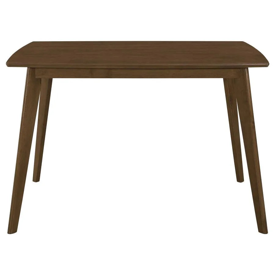 Kersey Chestnut/Tan 5-Piece Rectangular Dining Set by Coaster at Eve Furniture