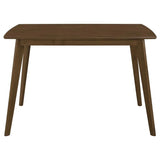 Kersey Chestnut/Tan 5-Piece Rectangular Dining Set by Coaster at Eve Furniture