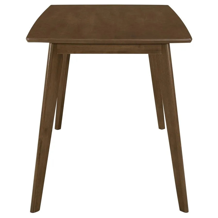 Kersey Chestnut/Tan 5-Piece Rectangular Dining Set by Coaster at Eve Furniture