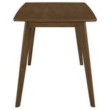 Kersey Chestnut/Tan 5-Piece Rectangular Dining Set by Coaster at Eve Furniture