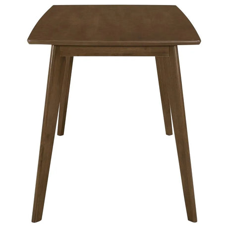 Kersey Chestnut/Tan 5-Piece Rectangular Dining Set by Coaster at Eve Furniture