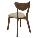 Kersey Chestnut/Tan 5-Piece Rectangular Dining Set by Coaster at Eve Furniture