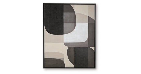 Kesleigh Black/White Wall Art by Ashley at Eve Furniture