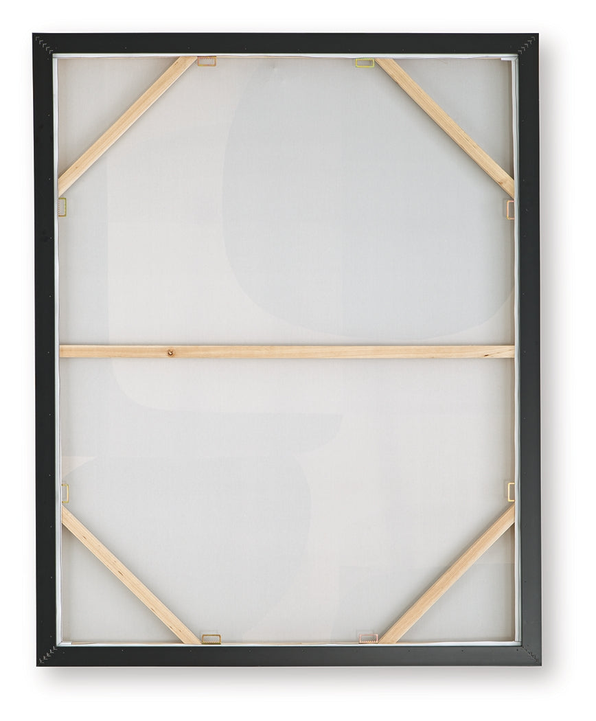Kesleigh Black/White Wall Art by Ashley at Eve Furniture