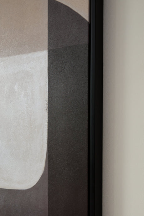 Kesleigh Black/White Wall Art by Ashley at Eve Furniture
