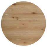 Kessler Light Oak 2-piece Round Sculptural Wood Coffee Table Set by Coaster at Eve Furniture