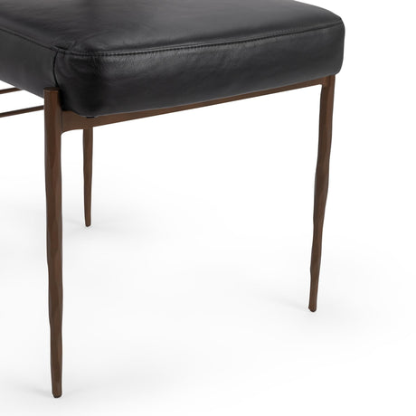 Kester Jet Black Dining Chair Set of 2 by Classic Home at Eve Furniture