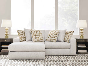 Kestrie Feathered 2-Piece Sectional with LAF Chaise by Ashley at Eve Furniture