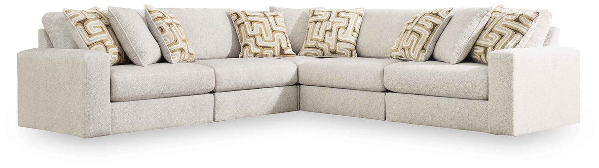 Kestrie Feathered 5-Piece Sectional by Ashley at Eve Furniture