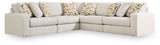 Kestrie Feathered 5-Piece Sectional by Ashley at Eve Furniture