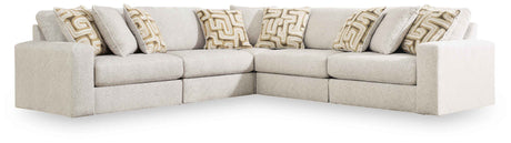 Kestrie Feathered 5-Piece Sectional by Ashley at Eve Furniture