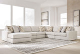 Kestrie Feathered 6-Piece Sectional with Chaise by Ashley at Eve Furniture