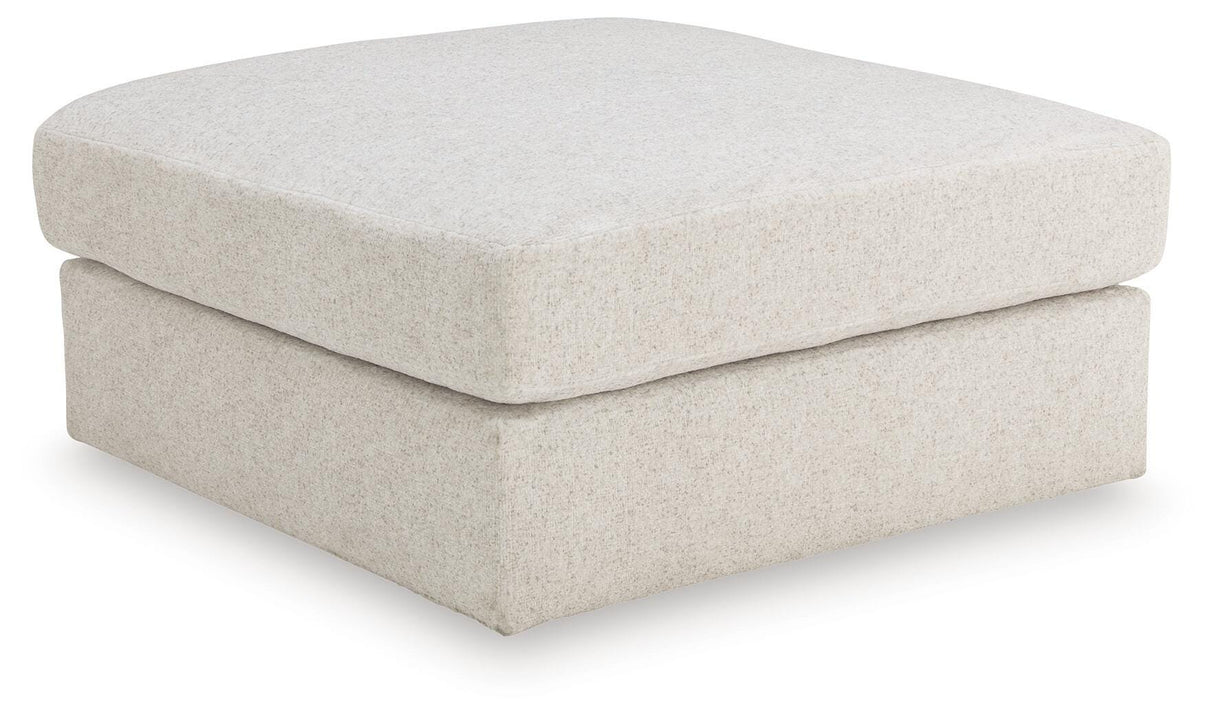 Kestrie Feathered Oversized Accent Ottoman by Ashley at Eve Furniture