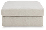 Kestrie Feathered Oversized Accent Ottoman by Ashley at Eve Furniture