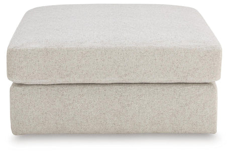 Kestrie Feathered Oversized Accent Ottoman by Ashley at Eve Furniture