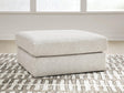 Kestrie Feathered Oversized Accent Ottoman by Ashley at Eve Furniture