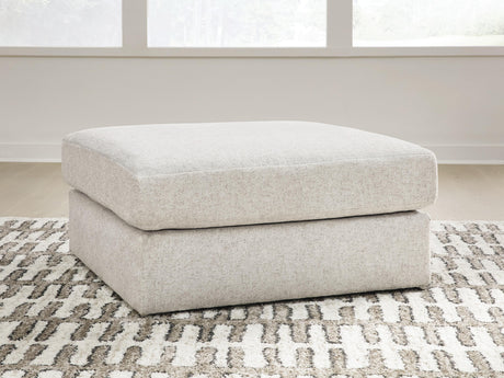 Kestrie Feathered Oversized Accent Ottoman by Ashley at Eve Furniture