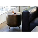 Kettel Brass Accent Table