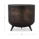 Kettel Bronze Accent Table by Moe's Home at Eve Furniture
