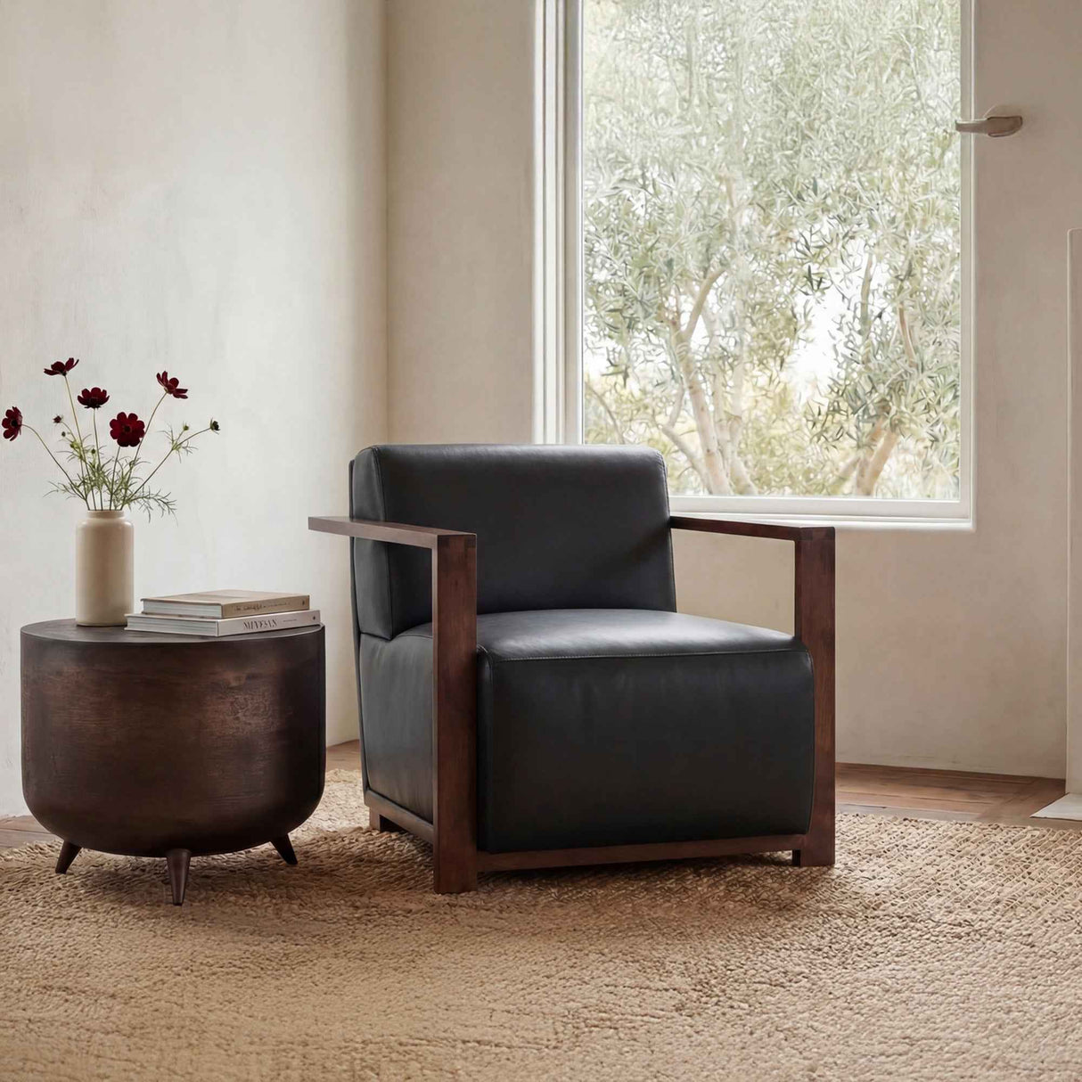 Kettel Bronze Accent Table by Moe's Home at Eve Furniture