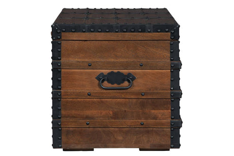 Kettleby Brown Storage Trunk by Ashley at Eve Furniture
