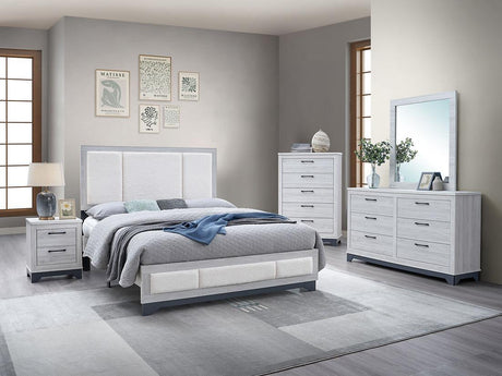 Kevin Light Grey Platform Bedroom Set by New Era Innovations at Eve Furniture