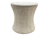 Key Largo Tan/White End Table by Crestview at Eve Furniture