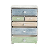 Key West Gray/Blue Chest by Crestview at Eve Furniture