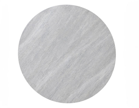 Keyla Faux-Marble Round End Table by Steve Silver at Eve Furniture