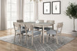 Keynes Gray Dining Table by Furniture of America at Eve Furniture