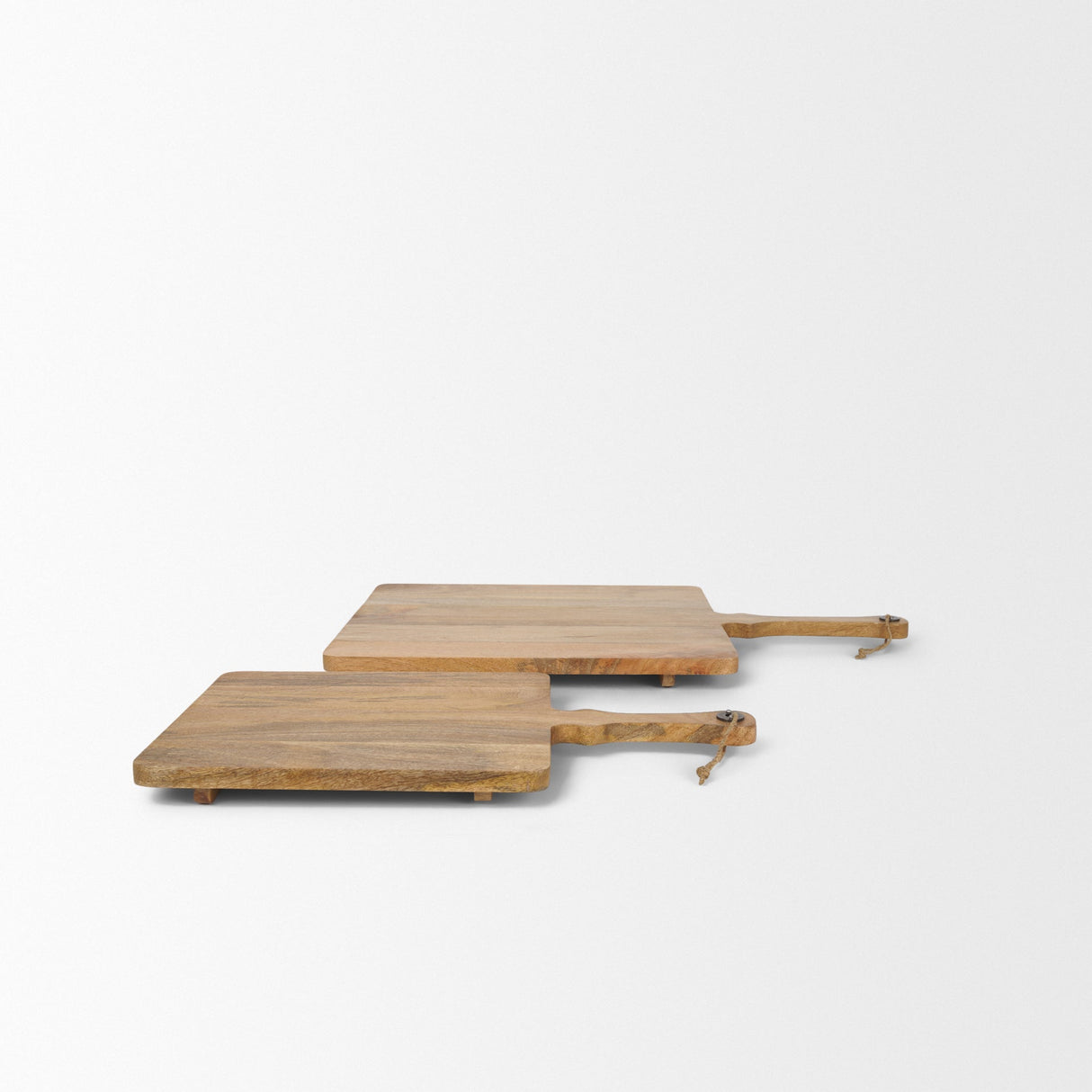 Khana Natural Solid Wood Square Serving Boards by Mercana at Eve Furniture
