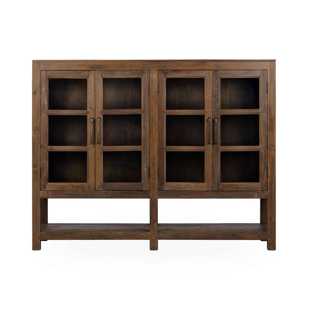 Kharga Natural 4 Door Display Cabinet by Classic Home at Eve Furniture