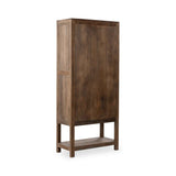 Kharga Natural Tall Display Cabinet by Classic Home at Eve Furniture