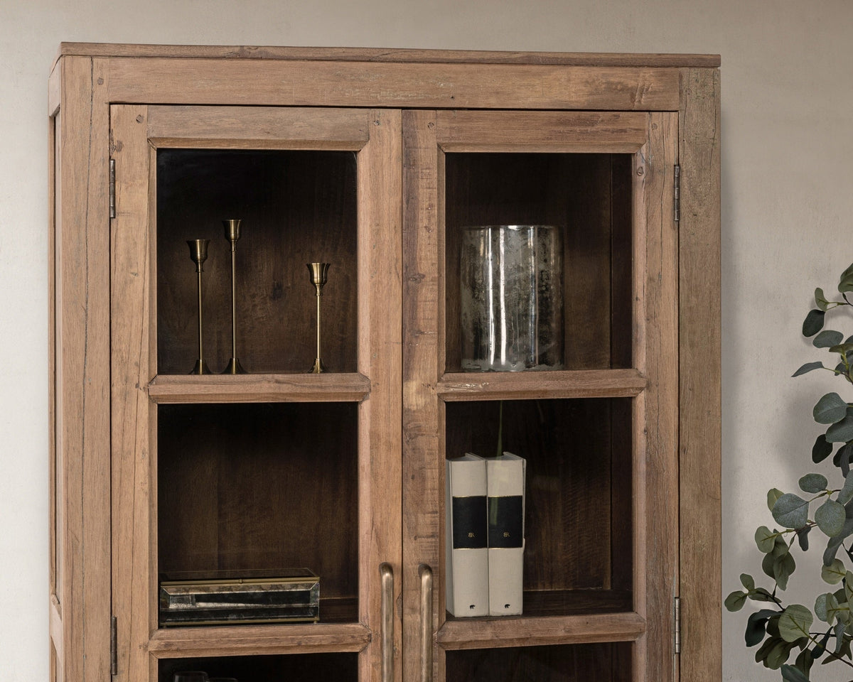 Kharga Tall Display Cabinet by Classic Home at Eve Furniture