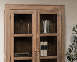 Kharga Tall Display Cabinet - Natural by Classic Home at Eve Furniture
