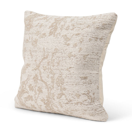 Khloe Cream Square Pillow Cover by Mercana at Eve Furniture