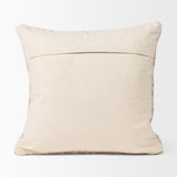 Khloe Cream Square Pillow Cover w/Down Filler, Set of 2 by Mercana at Eve Furniture