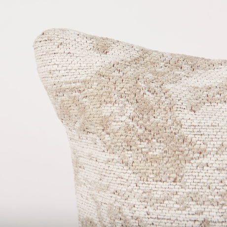 Khloe Cream Square Pillow Cover w/Down Filler, Set of 2 by Mercana at Eve Furniture