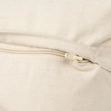 Khloe Cream Square Pillow Cover w/Down Filler, Set of 2 by Mercana at Eve Furniture