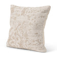 Khloe Cream Square Pillow Cover w/Down Filler, Set of 2 by Mercana at Eve Furniture