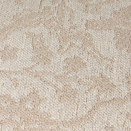 Khloe Large Cream Pouf by Mercana at Eve Furniture