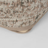 Khloe Small Taupe Pouf by Mercana at Eve Furniture