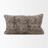 Khloe Taupe Lumbar Pillow Cover by Mercana at Eve Furniture