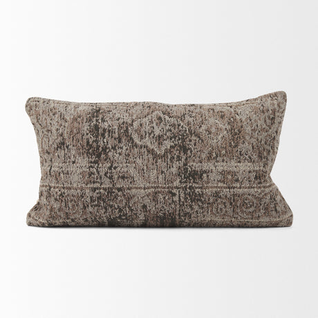Khloe Taupe Lumbar Pillow Cover by Mercana at Eve Furniture